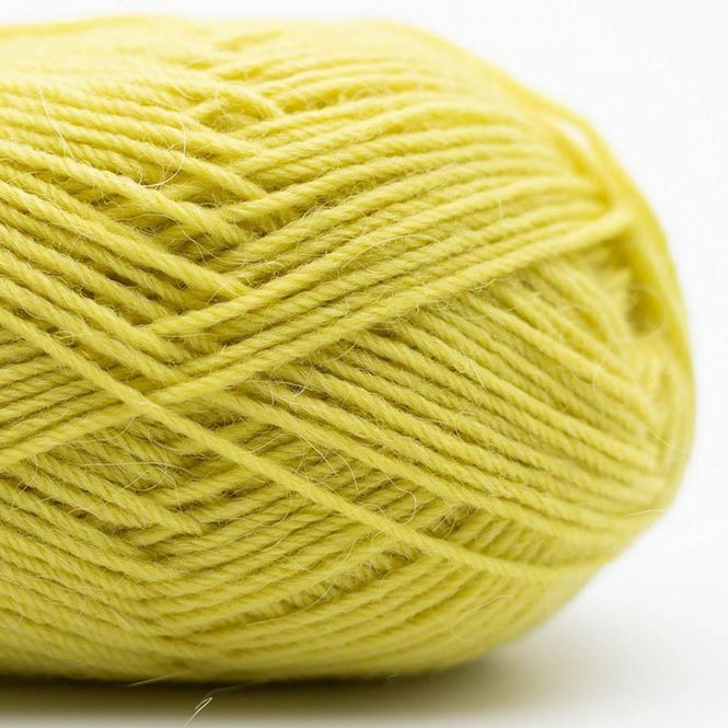 Hovedbilde Edelweiss 4 ply - Grønnlig gul