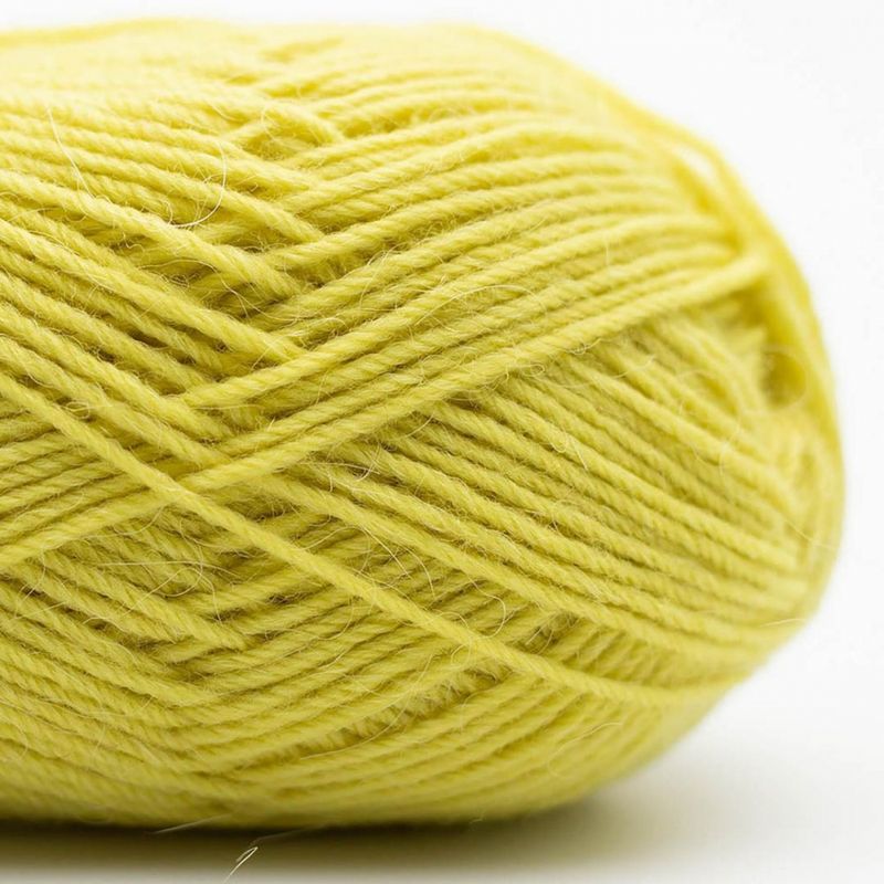 Edelweiss 4 ply - Grønnlig gul