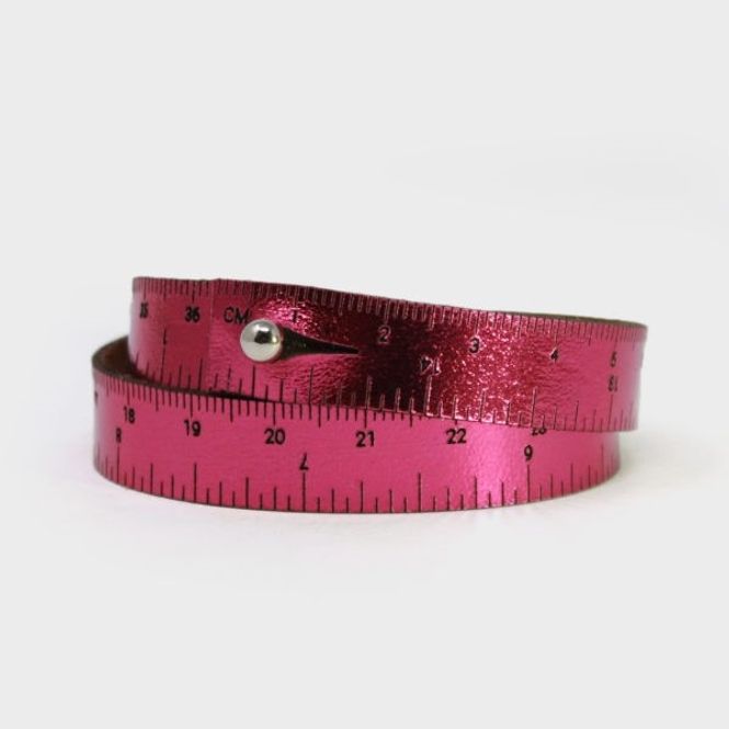 Hovedbilde Wrist Ruler - hot pink metallic