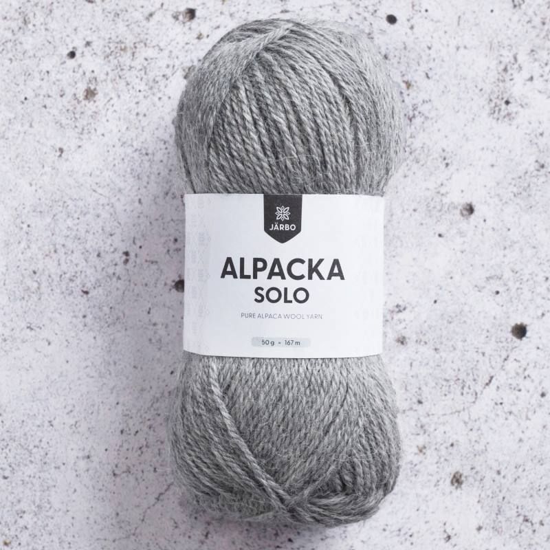 Alpacka Solo - lys grå
