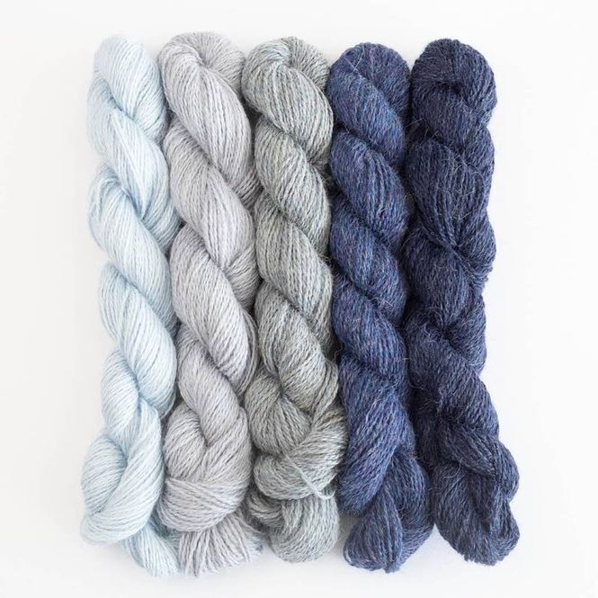 Hovedbilde Babyalpaca minis - Blue jeans