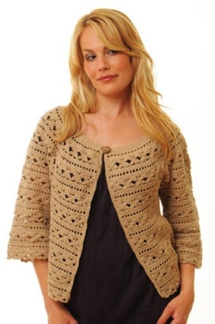 Hovedbilde Oppskrift - heklet jakke