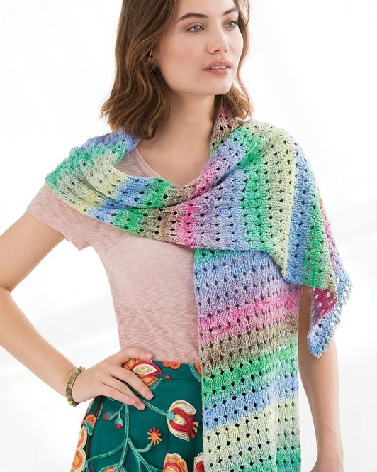 Hovedbilde Skjerf i hullstrikk i Mirai