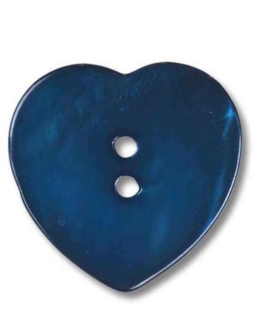 Hovedbilde Hjerte (turkis) - 13 mm