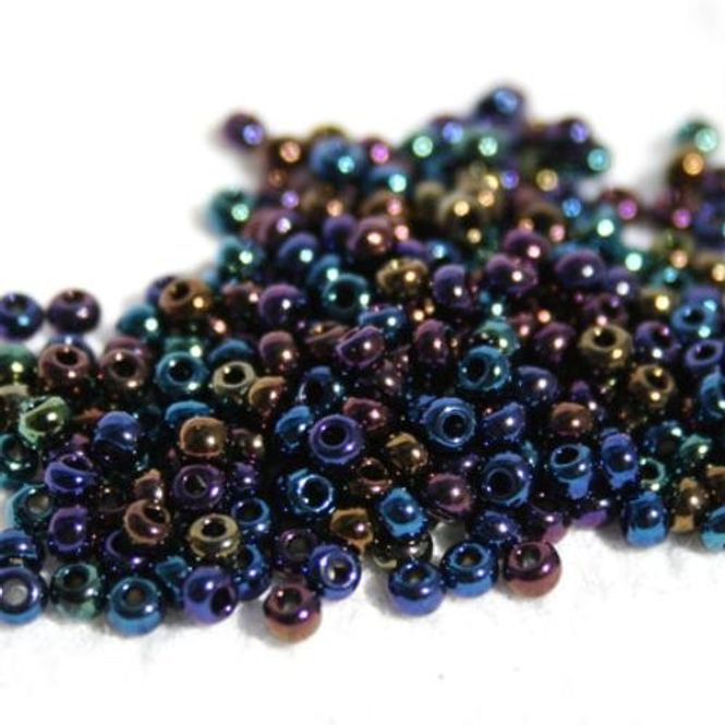 Hovedbilde Rocailles 9/o - metallisk blå